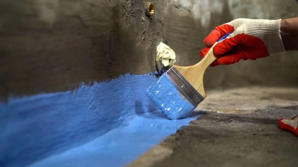 Commercial Interior Drainage System project at a Northfield, NJ business property by SJ Waterproofing Pros
